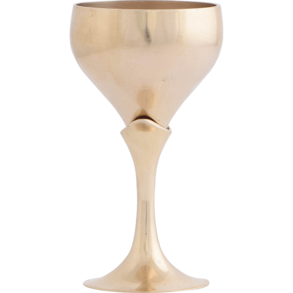 Medieval Brass Goblet