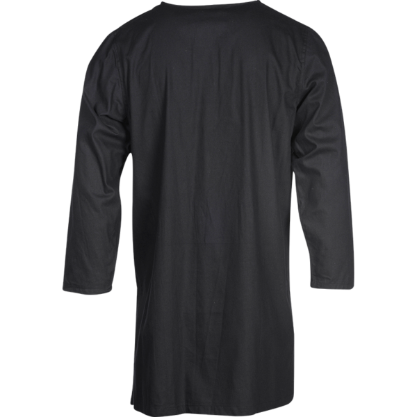 Mens Long Sleeve Viking Undertunic - Black