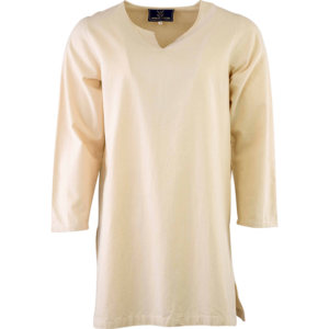 Mens Long Sleeve Viking Undertunic - Natural