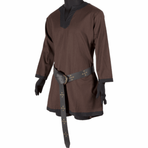 Basic Medieval Tunic - Brown with Black