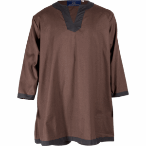Basic Medieval Tunic - Brown with Black