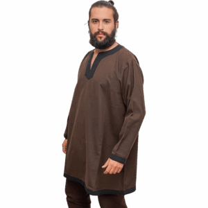 Basic Medieval Tunic - Brown with Black