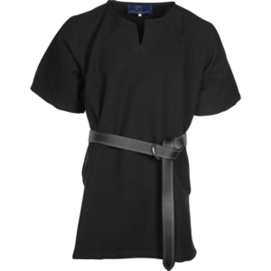 Mens Half Sleeve Viking Undertunic - Black