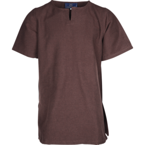 Mens Half Sleeve Viking Undertunic - Brown