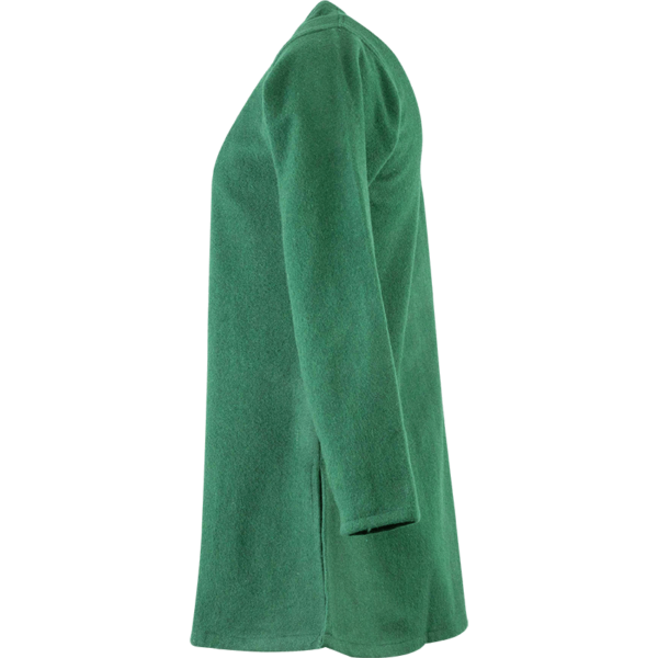 Long Sleeve Wool Tunic - Green