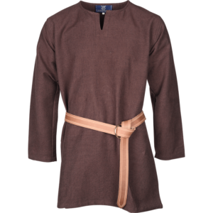 Long Sleeve Viking Tunic - Brown