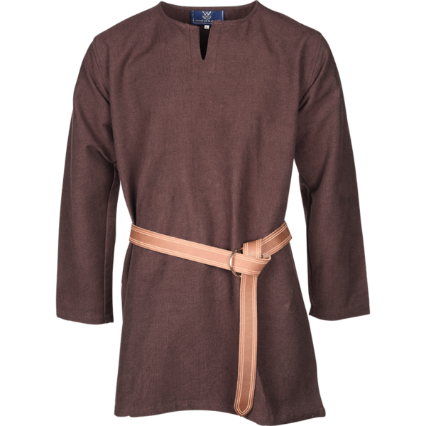 Long Sleeve Viking Tunic - Brown