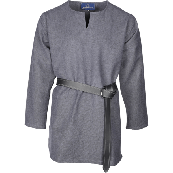 Long Sleeve Viking Tunic - Grey - HW-701401GY - LARP Distribution