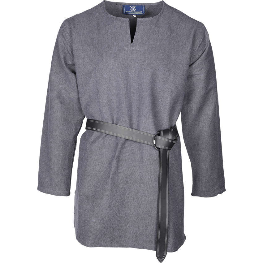 Long Sleeve Viking Tunic - Grey - HW-701401GY - LARP Distribution