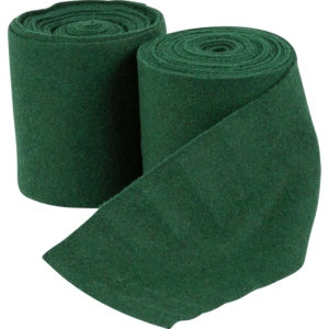 Woolen Leg Wraps - Green