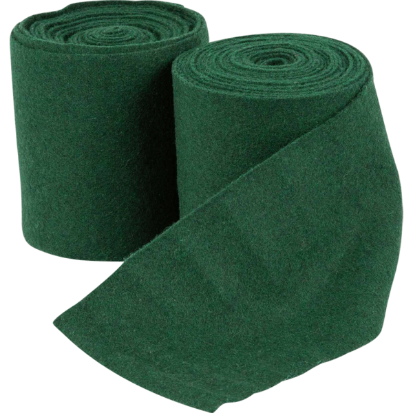 Woolen Leg Wraps - Green