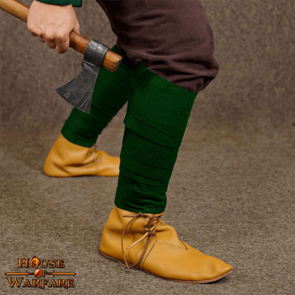 Woolen Leg Wraps - Green