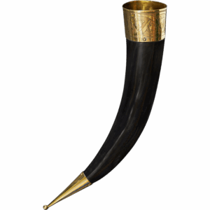 Knotwork Rim Drinking Horn
