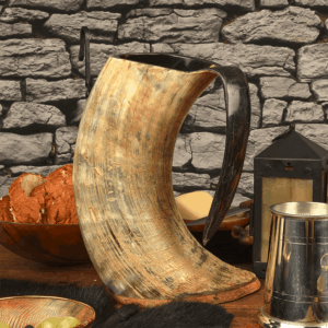 Large Gustav Horn Tankard