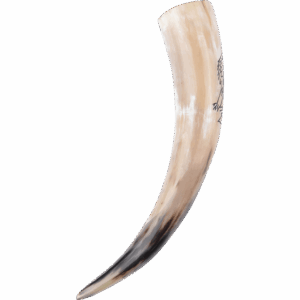 Howling Wolf Drinking Horn