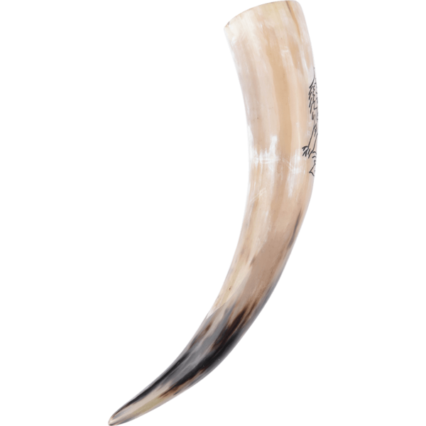 Howling Wolf Drinking Horn