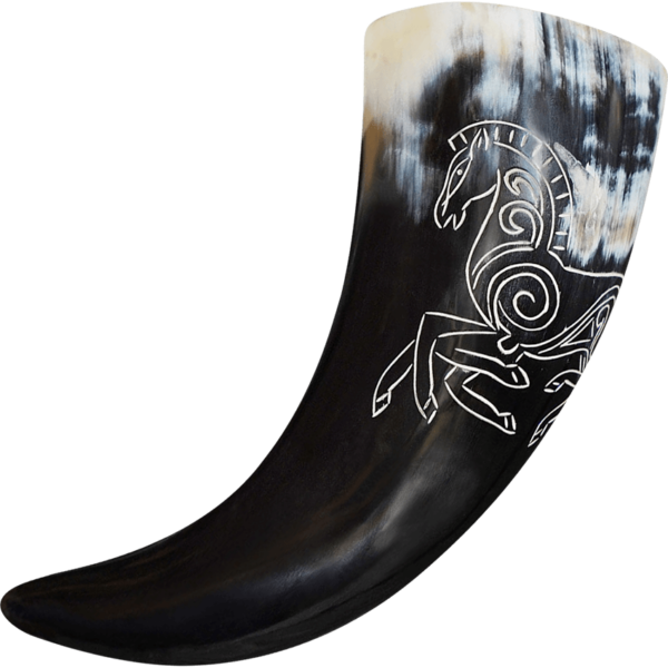 Sleipnir Drinking Horn