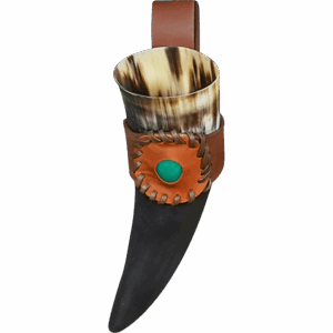 Sten Viking Drinking Horn with Holder