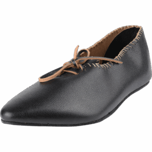 Black Medieval Peasant Shoes