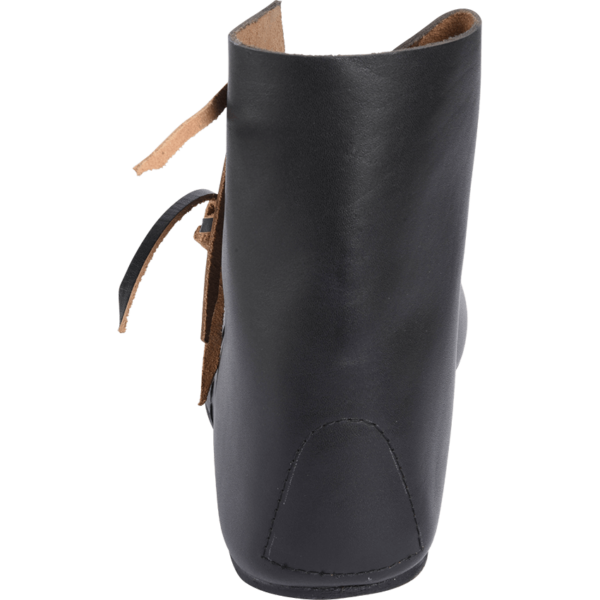 Black Medieval Peasant Boots