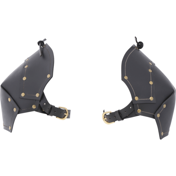 Baudouin Leather Pauldrons