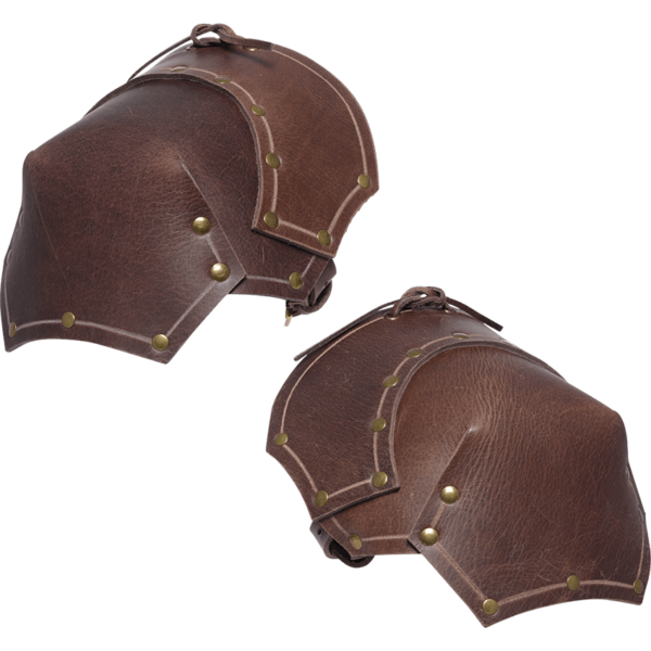 Baudouin Leather Pauldrons
