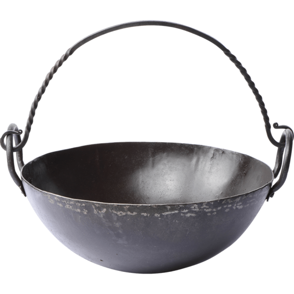 Round Medieval Cooking Pan