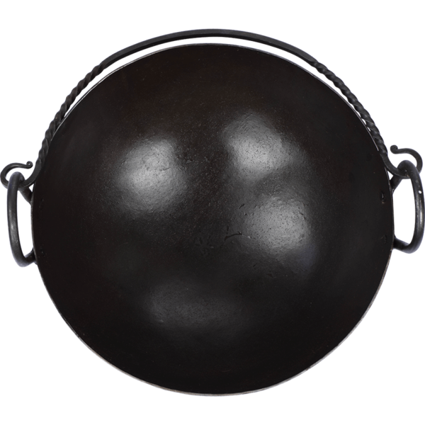 Round Medieval Cooking Pan