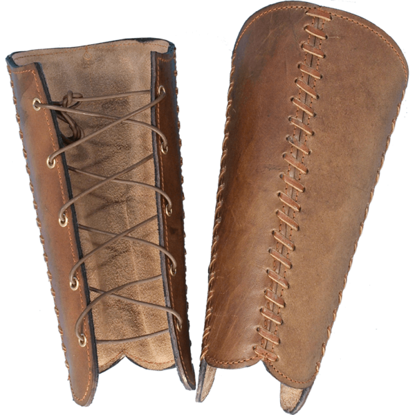 Squire Leather Greaves