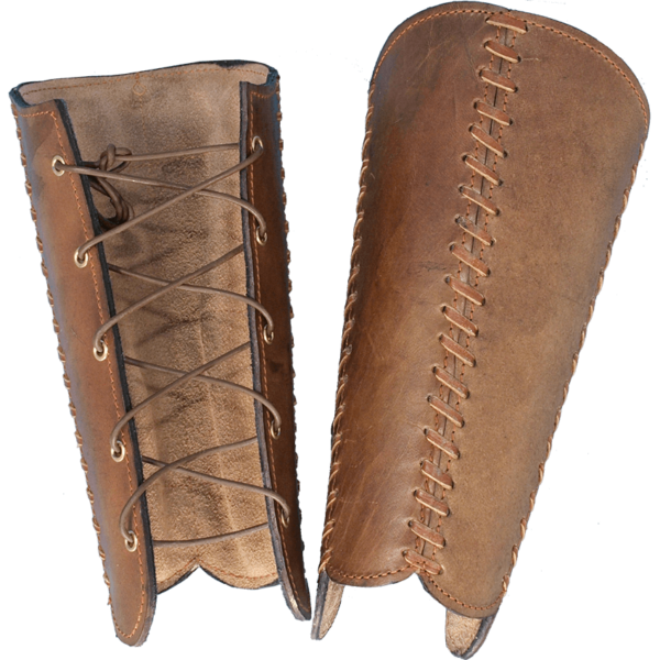 Squire Leather Greaves