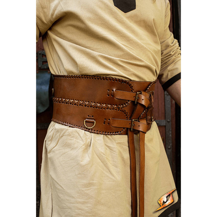 Epic Armoury Imperial Leather Belt Pouch Box - Brown