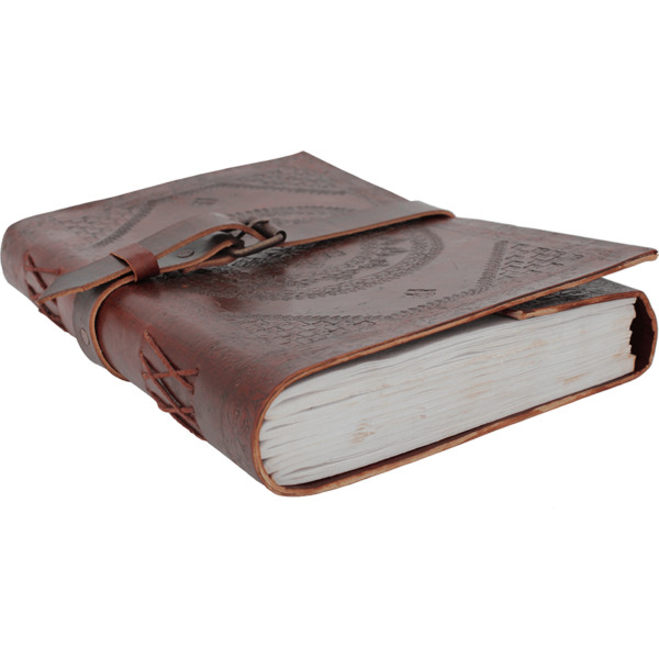 Large Buckled Leather Diary