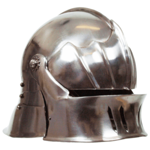 Gothic Sallet Helmet - Steel Finish