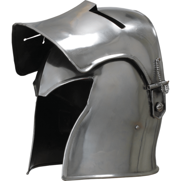 Visored Barbuta Helmet