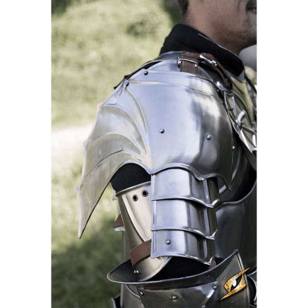 Epic Iron Gorget Set 18 Gauge Medieval Neck Plate Armor Knight Gothic Armor 