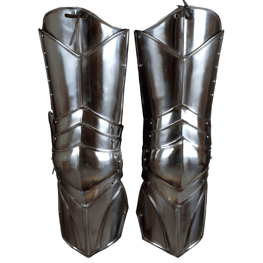 Queen Armour Medieval 14th Century Leg Armor Knight Steel German Gothic ...