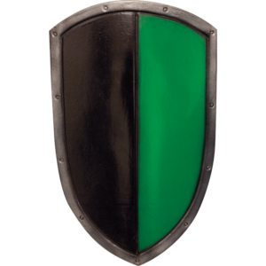 Ready For Battle LARP Green and Black Kite Shield