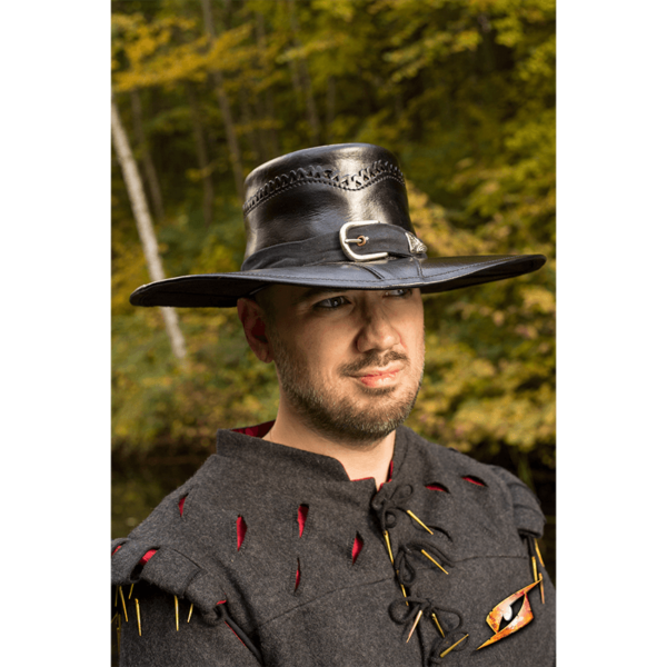 Leather Witch Hunter Hat