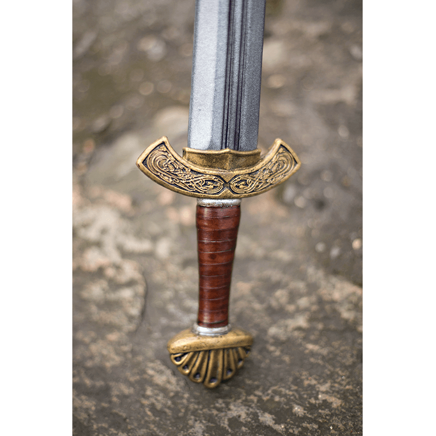 Carved Hilt Viking Short LARP Sword MCI3236 LARP Distribution