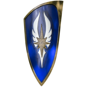 Blue LARP Elven Shield