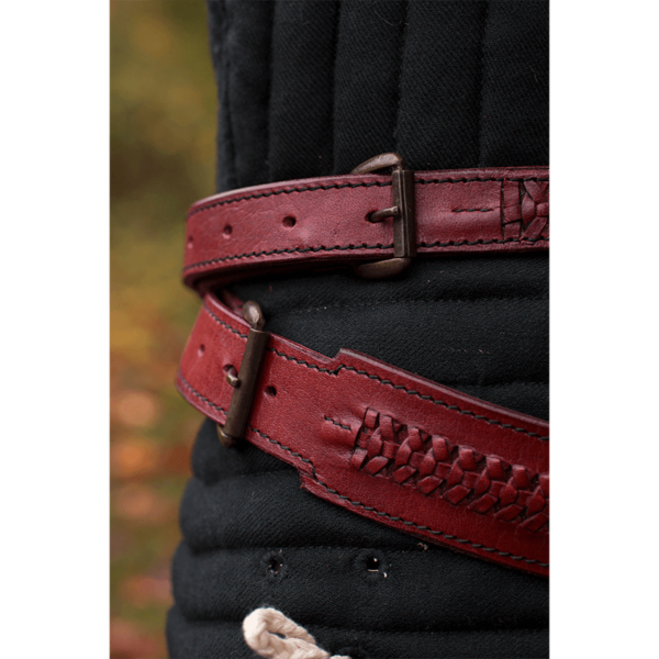 Laced Leather LARP Sword Belt