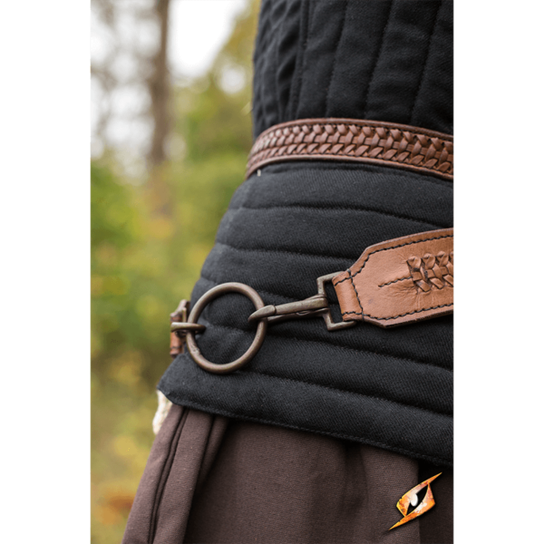 Laced Leather LARP Sword Belt