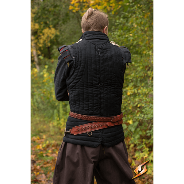 Laced Leather LARP Sword Belt