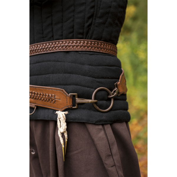 Laced Leather LARP Sword Belt