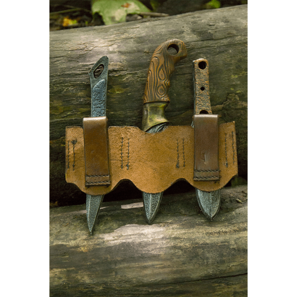 Rogue LARP Knife Set and Holder