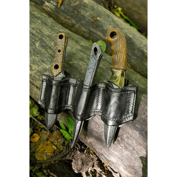 Rogue LARP Knife Set and Holder