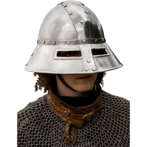Guardsman Helmet - Polished Steel