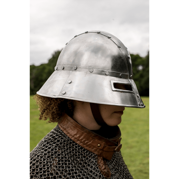 Guardsman Helmet - Polished Steel