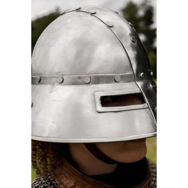 Guardsman Helmet - Polished Steel