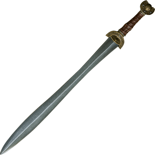 Celtic Leaf Long LARP Sword